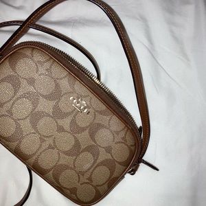 NWOT Coach Canvas Crossbody Small Purse